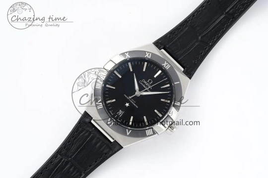 0303 Constellation Black Ceramic SS SBF 1:1 Best Edition Black Dial on Black Gummy Strap A8900 Super Clone TimelessDesign 7798